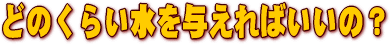 �ǂ̂��炢����^����΂����́H