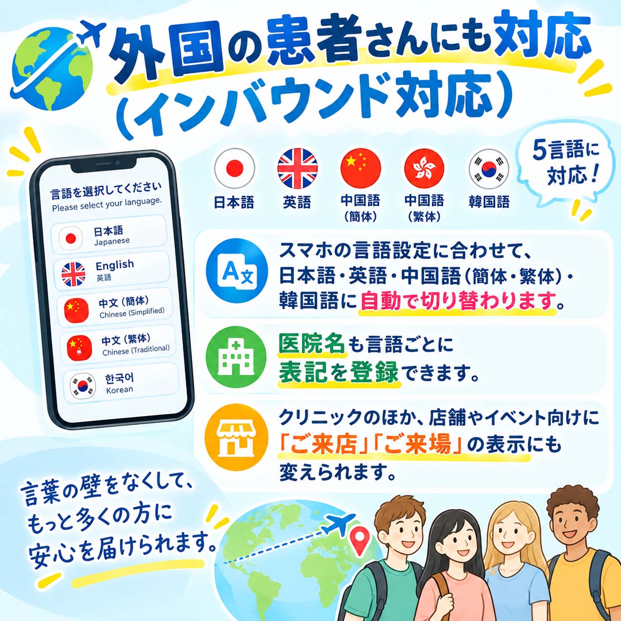 ブルーミングスケープ クチコミ インバウンド対応