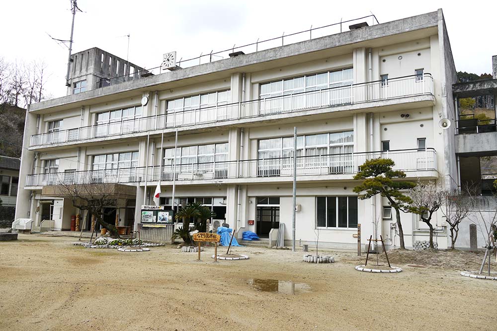 九州北部豪雨 松末小学校