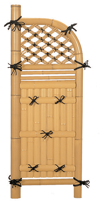 ブルーミングスケープ】竹垣 合成竹玉袖ミニ垣 | 観葉植物